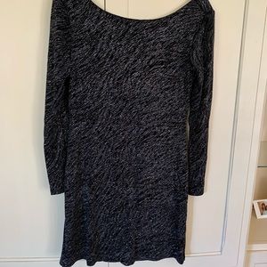 Jump Apparel Black Shimmer Dress. Size Large.